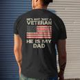Thank You For Your Services Patriotic Veterans Day Mens Back Print T-shirt Gifts for Him