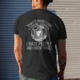 That's What I Do I Drink Coffee I Hate People And Know Things Mens Back Print T-shirt Gifts for Him