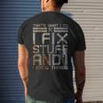 Thats What I Do I Fix Stuff And I Know Things Plumbing Mens Back Print T-shirt Gifts for Him