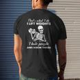 That's What I Do I Lift Weights Fitness I Hate People Mens Back Print T-shirt Gifts for Him