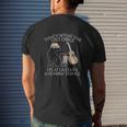 Thats What I Do I Pet Dogs Play Guitar And I Know Things Mens Back Print T-shirt Gifts for Him