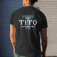 Tito Shirts Team Tito Lifetime Member Name Shirts Mens Back Print T-shirt Gifts for Him