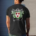 Todd Coat Of Arms Surname Last Name Family Crest Mens Back Print T-shirt Gifts for Him