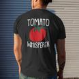 Tomato Whisperer Father's Day Gardening Daddy Papa Gardener Mens Back Print T-shirt Gifts for Him
