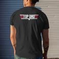Top Dad Mens Back Print T-shirt Gifts for Him