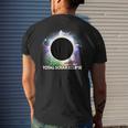 Total Solar Eclipse April 8 2024 Colorful Sun Men's T-shirt Back Print Gifts for Him