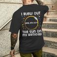 Total Solar Eclipse Birthday April 2024 Quote Totality Men's T-shirt Back Print Gifts for Him