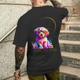 Total Solar Eclipse Dog 2024 Totality Spring April 4 2024 Men's T-shirt Back Print Gifts for Him