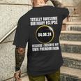 Totality Awesome Birthday Eclipse Total Solar Eclipse Men's T-shirt Back Print Gifts for Him