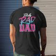 Totally Rad Dad 80S Retro Mens Back Print T-shirt Gifts for Him
