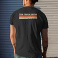 Tow Truck Driver Job Title Profession Worker Mens Back Print T-shirt Gifts for Him