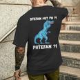 Trex Meme Dinosaur With Overbite Stefan With Ph Stephan S T-Shirt mit Rückendruck Geschenke für Ihn