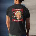 Trump Merry Christmas I'll Be Back Trump 2024 Santa Claus Mens Back Print T-shirt Gifts for Him