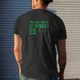 Try Your Luck In St Patrick's Day Mens Back Print T-shirt Gifts for Him