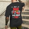 Two Fast Birthday Racing Car Dad Of The Birthday Boy Family Men's T-shirt Back Print Gifts for Him
