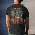 I Have Two Titles Dad And Pawpaw Fathers Day Men Costume Mens Back Print T-shirt Gifts for Him