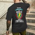 Never Underestimate An Abuelo With A Football Men's T-shirt Back Print Gifts for Him