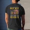 Never Underestimate An Old Man 101St Airborne Veteran Mens Back Print T-shirt Gifts for Him