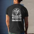 Never Underestimate The Power Of A Waggoner An Endless Legend Name Shirts Mens Back Print T-shirt Gifts for Him