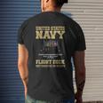 United States Navy Flight Deck Most Dangerous Job On Earth Mens Back Print T-shirt Gifts for Him