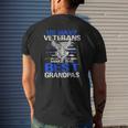 Us Navy Veterans Make The Best Grandpas Father's Day Mens Back Print T-shirt Gifts for Him