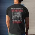 Us Veteran I Am The Storm Men's T-shirt Back Print Funny Gifts