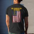 Uss Cushing Dd-985 Warship Veteran Day Fathers Day Dad Son Men's T-shirt Back Print Gifts for Him