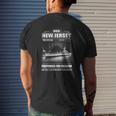 Uss New Jersey Bb-62 Mens Back Print T-shirt Gifts for Him
