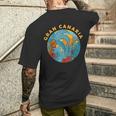 Vacaciones Españolas Deerano Islas Canarias Gran Canaria Camiseta Hombre Estampado Espalda Regalos para él