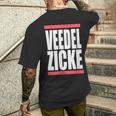 Veedel Zicke Jecke Carnival Cologne Fastelovend Kölle Alaaf T-Shirt mit Rückendruck Geschenke für Ihn