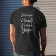 Vegan Fitness Workout Cute Eat More Plants Do More Yoga Mens Back Print T-shirt Gifts for Him