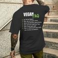 Vegan Vegan Vegan Slogan T-Shirt mit Rückendruck Geschenke für Ihn