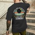 Vermont Eclipse 40824 America Total Solar Eclipse 2024 Vt Men's T-shirt Back Print Gifts for Him