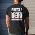 Veteran 365 Funcle Real American Hero Tee Father's Day Uncle Mens Back Print T-shirt Gifts for Him