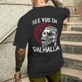 Viking Nosemos Enalhalla Rune Fitness Sport Camiseta Hombre Estampado Espalda Regalos para él