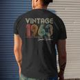 Vintage 1963 61 Year Old 61St Birthday For Women Men's T-shirt Back Print Gifts for Him