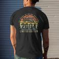 Vintage 2004 Limited Edition 20 Year Old 20Th Birthday Men's T-shirt Back Print Gifts for Him