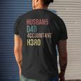 Vintage Accountant Dad Accounting Sayings Mens Back Print T-shirt Gifts for Him