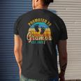 Vintage Promoted To Grampa 2022 Fathers Day New Grandpa Mens Back Print T-shirt Gifts for Him