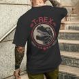 Vintage T-Rex Dinosaur Tiranosaurio Dinosaurio Regalo Camiseta Hombre Estampado Espalda Regalos para él