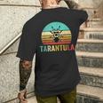 Vintage Tarantula Sunset T-Shirt mit Rückendruck Geschenke für Ihn