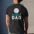 Volleyball Dad Proud Father And Sports Parents Mens Back Print T-shirt Gifts for Him