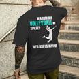Volleyballer Idea For Volleyballer T-Shirt mit Rückendruck Geschenke für Ihn