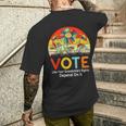 Vote Like Your Grandchild's Rights Depend On It Men's T-shirt Back Print Gifts for Him