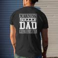 Warning Soccer Dad Will Yell Loudly Soccer Mens Back Print T-shirt Gifts for Him