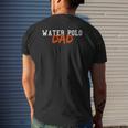 Water Polo Dad Summer Winter Sports Mens Back Print T-shirt Gifts for Him