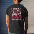 I Wear Burgundy For My Dad Oral Head Neck Cancer Mens Back Print T-shirt Gifts for Him
