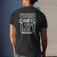 Weight Don't Lift Themselves Weight Lifting Mens Back Print T-shirt Gifts for Him