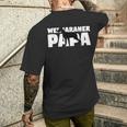 Weimaraner Geschenk Für Hund Papa Weimaraner Papa T-Shirt mit Rückendruck Geschenke für Ihn