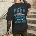 Wenn Papa Es Nicht Reparieren Kann Sind Wirerloren German Langu S T-Shirt mit Rückendruck Geschenke für Ihn